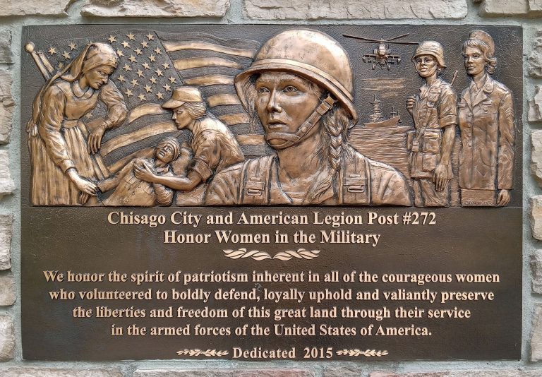 CHISAGO CITY VETERANS MEMORIAL WALL PLAQUE A