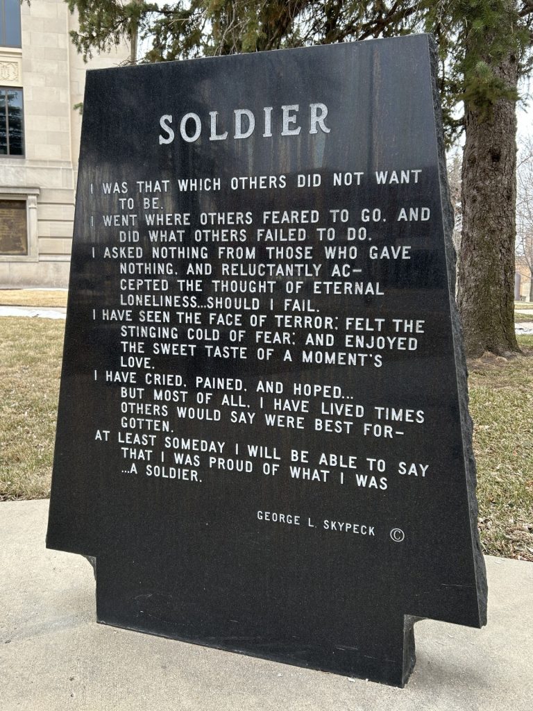 CODINGTON COUNTY VIETNAM VETERANS MEMORIAL RIGHT STONE