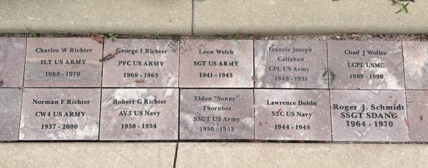 COLMAN, SOUTH DAKOTA VETERANS MEMORIAL BRICK SECTION E