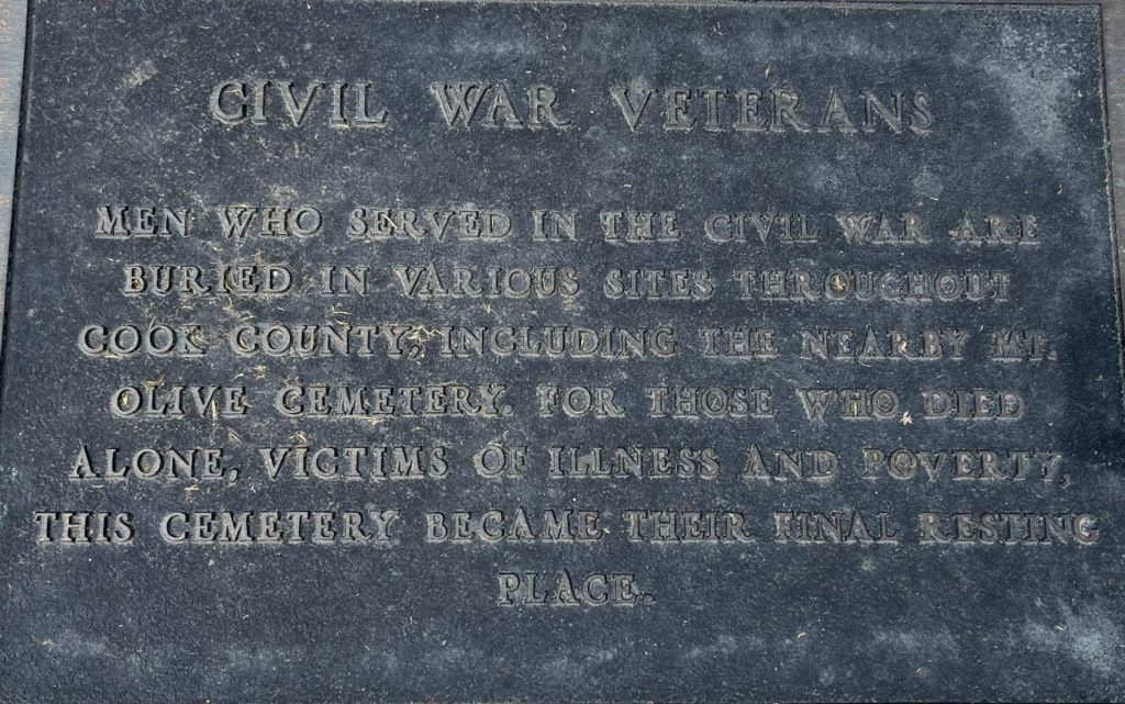 COOK COUNTY CEMETERIES CIVIL WAR VETERANS