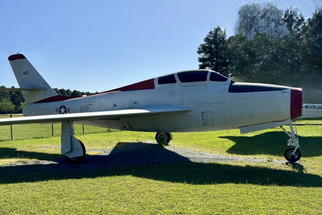 CORDELE REPUBLIC F-84F THUNDERSTREAK MEMORIAL AIRCRAFT