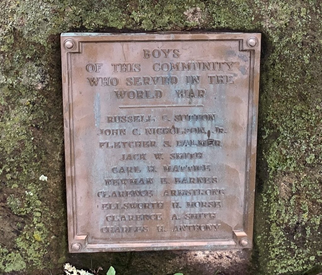 CORNWALLVILLE WORLD WAR MEMORIAL