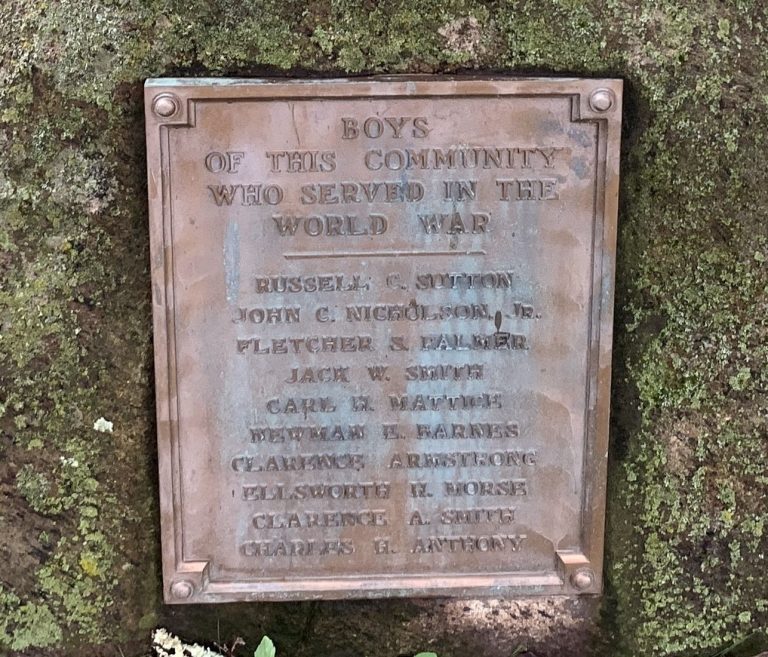 CORNWALLVILLE WORLD WAR MEMORIAL