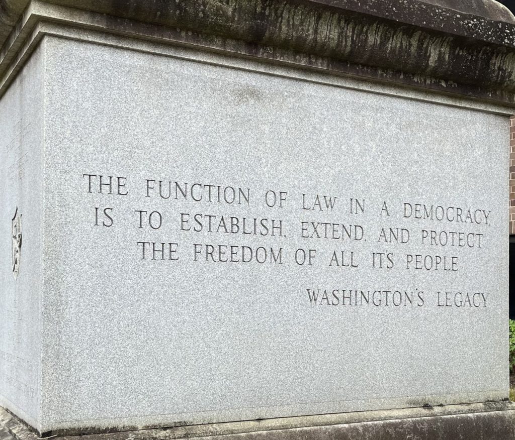 COUNTY OF CAMDEN WASHINGTON AT VALLEY FORGE MEMORIAL STONE