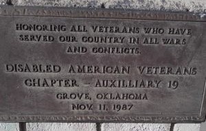 DAV Veteran Memorial Plaque