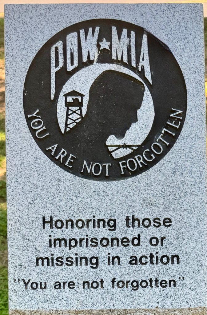 DALTON POW MIA MEMORIAL CLOSE-UP