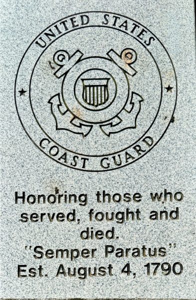 DALTON UNITED STATES COAST GUARD WAR MEMORIAL CLOSE-UP