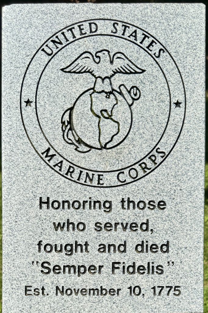 DALTON UNITED STATES MARINE CORPS WAR MEMORIAL CLOSE-UP