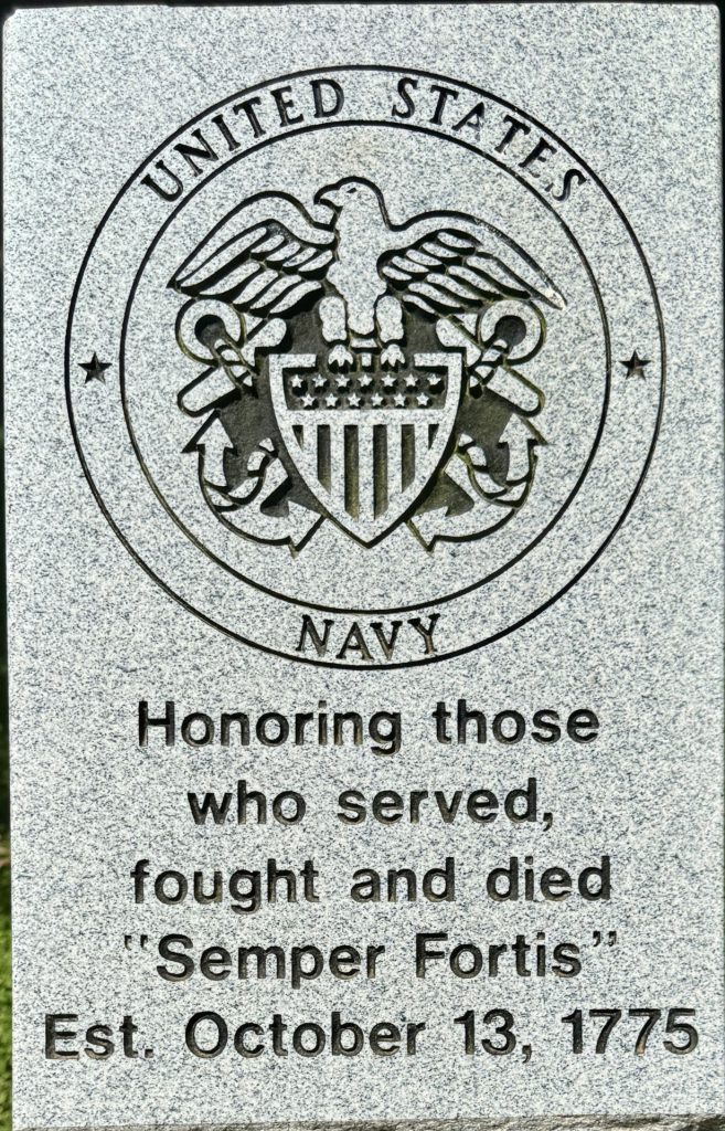 DALTON UNITED STATES NAVY WAR MEMORIAL CLOSE-UP