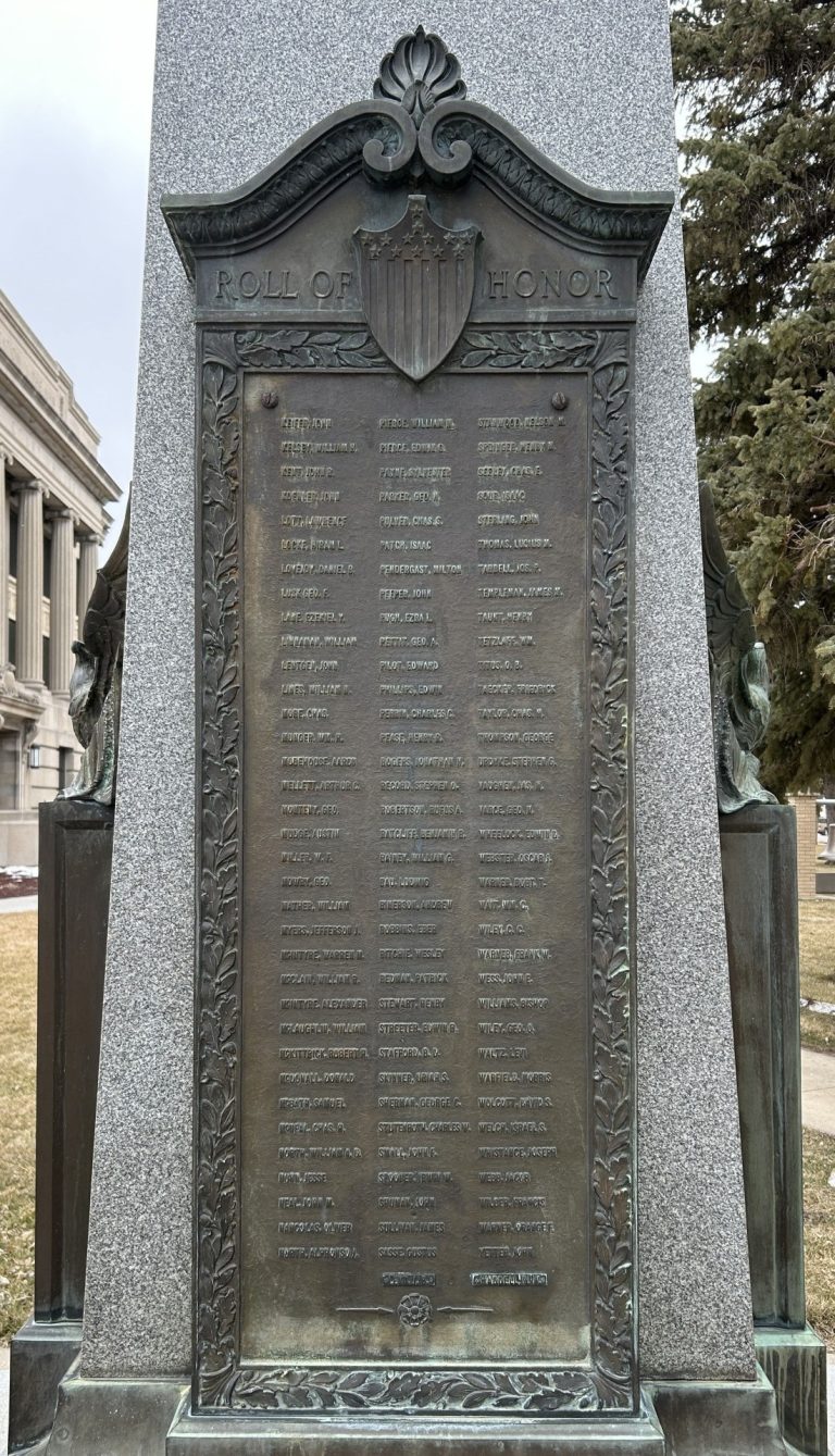 DEDICATED TO FREEMAN THAYER POST NUMBER 59 GAR MEMORIAL PLAQUE C