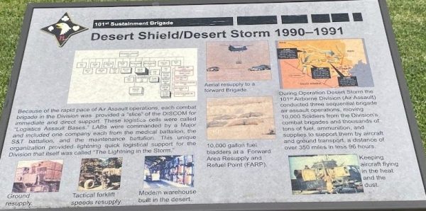 DESERT SHIELD/DESERT STORM 1990-1991 WAR MEMORIAL PANEL