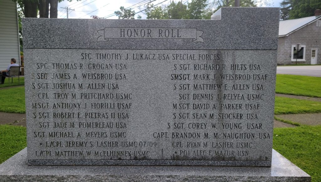 DESERT STORM IRAQI FREEDOM AND THE WAR ON TERROR MEMORIAL BACK