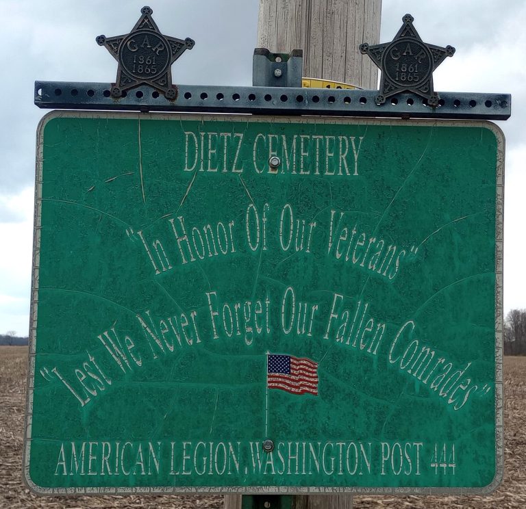 DIETZ CEMETERY VETERANS MEMORIAL MARKER