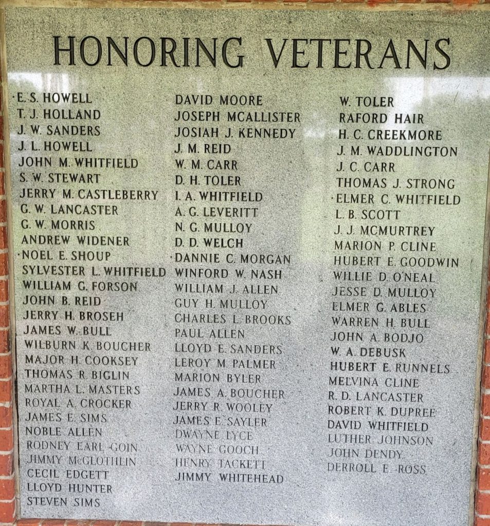 DUBLIN HONORING VETERANS MEMORIAL