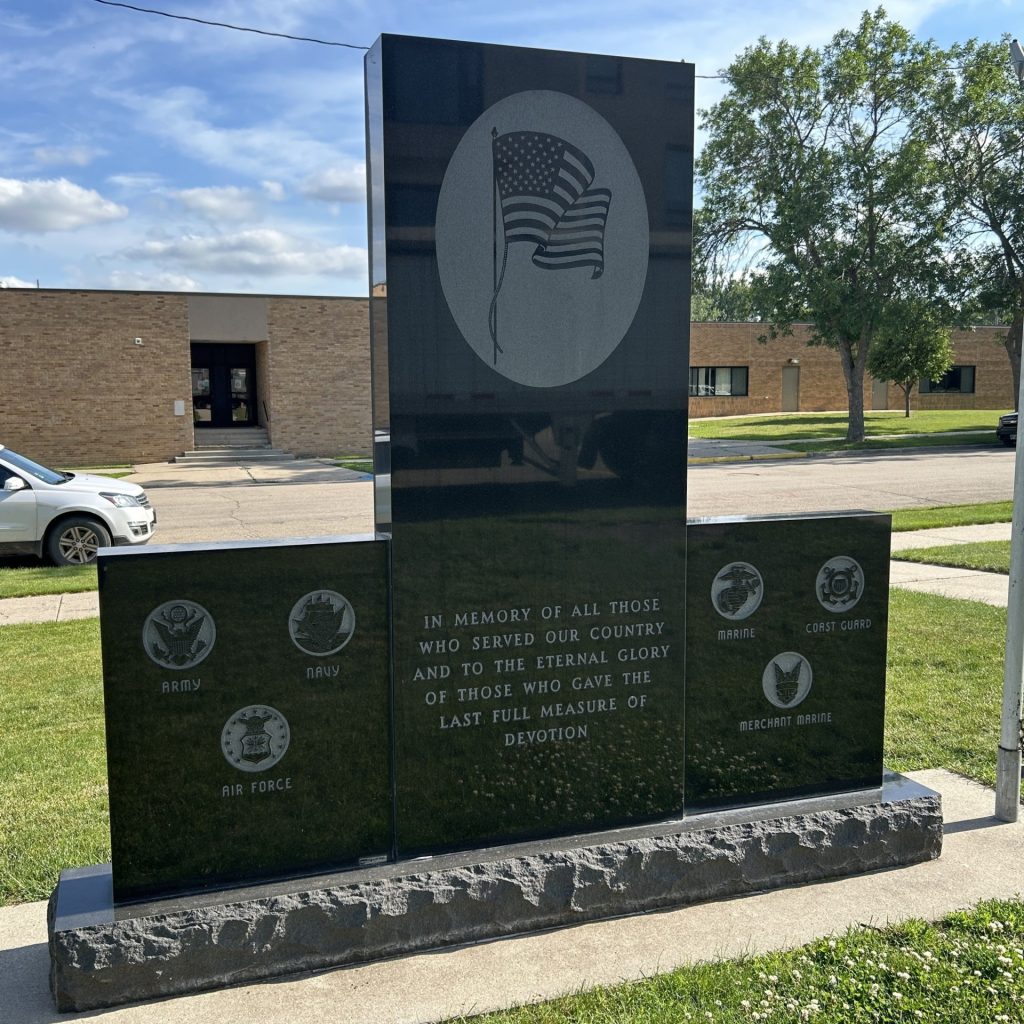 DEUEL COUNTY VETERANS MEMORIAL BACK