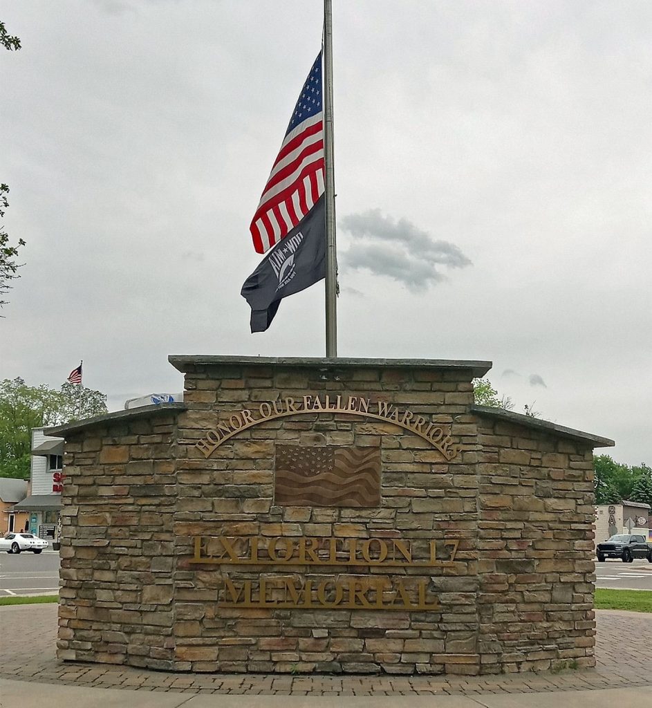 EXTORTION 17 MEMORIAL FRONT