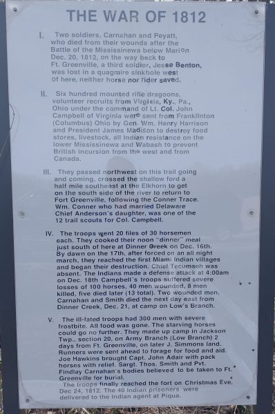 FAIRVIEW THE WAR OF 1812 MEMORIAL PLAQUE