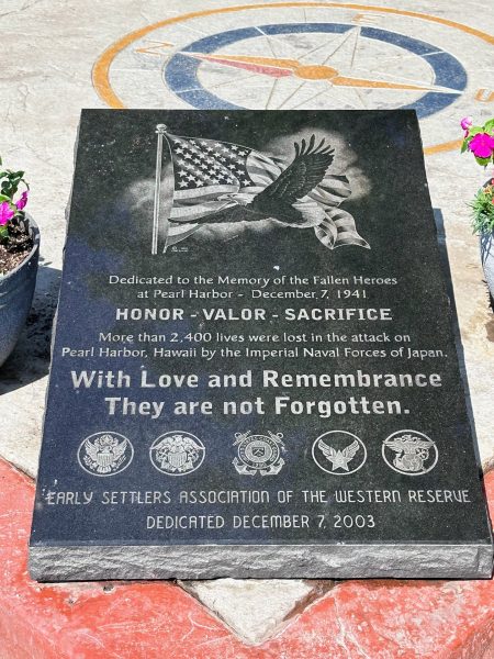 FALLEN HEROES AT PEARL HARBOR WAR MEMORIAL STONE