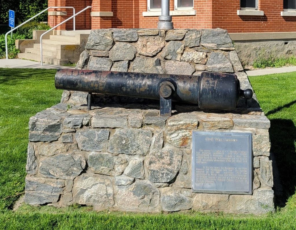 FARMINGTON, UT CIVIL WAR CANNON MEMORIAL