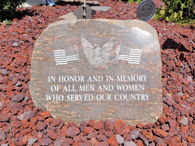 FAYETTE CITY VETERANS MEMORIAL ROCK