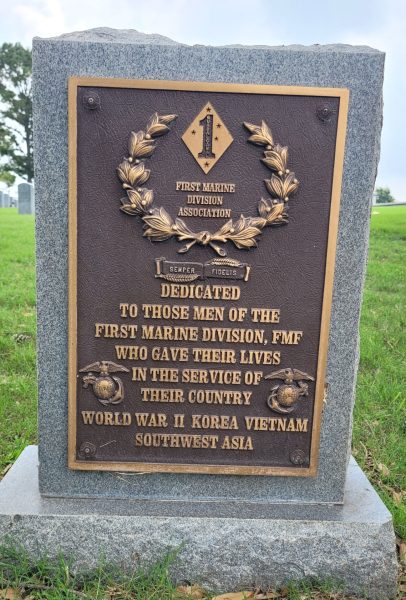 FIRST MARINE DIVISION SUPREME SACRIFICE WAR MEMORIAL