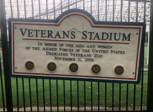 FOREST PARK VETERANS STADIUM MEMORIAL PLAQUE