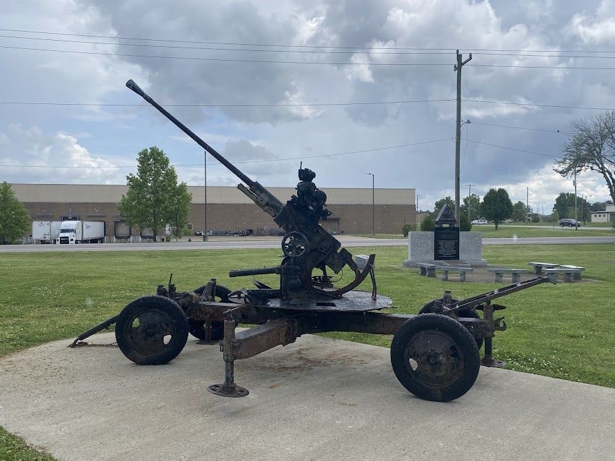 FORT CAMPBELL ENEMY AIR DEFENSE WAR MEMORIAL GUN A