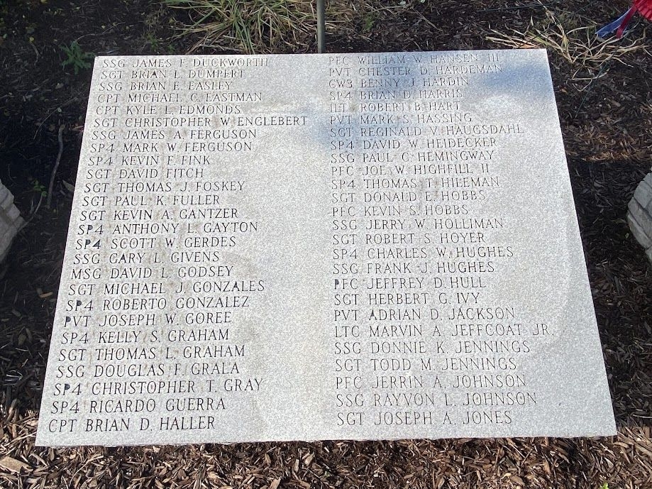FORT CAMPBELL MEMORIAL PARK STONE C