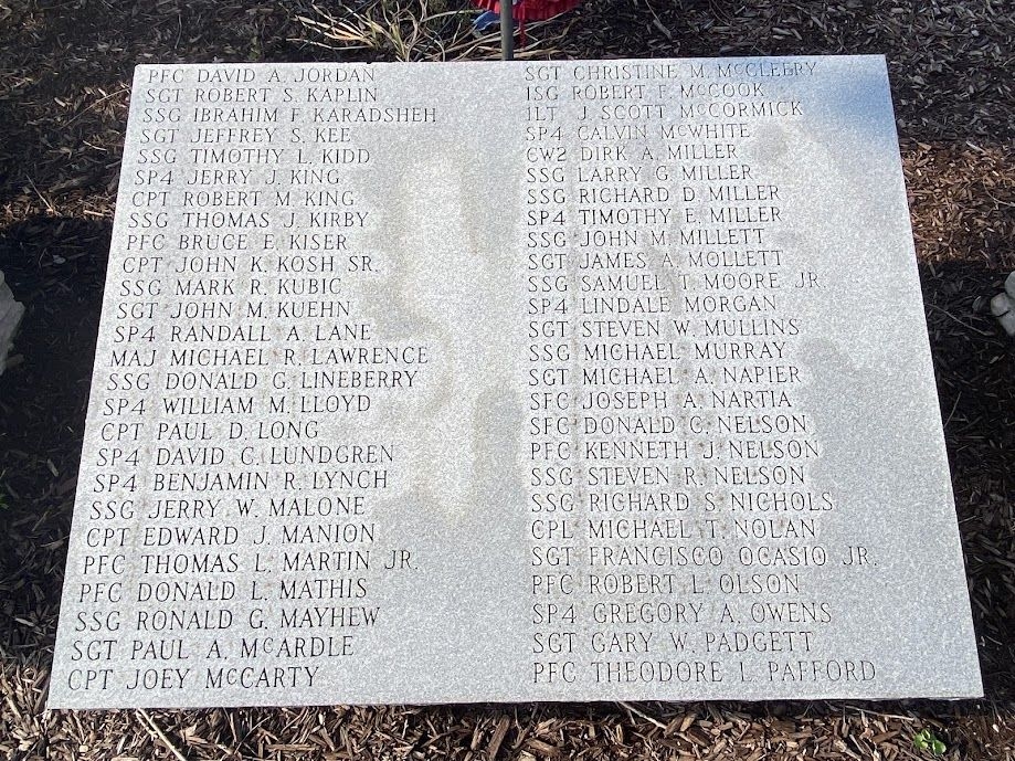 FORT CAMPBELL MEMORIAL PARK STONE D