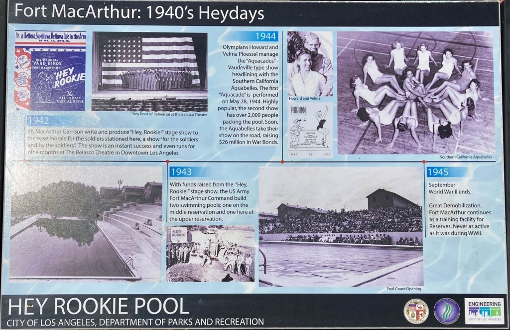FORT MACARTHUR 1940’S HEYDAYS MEMORIAL PANEL