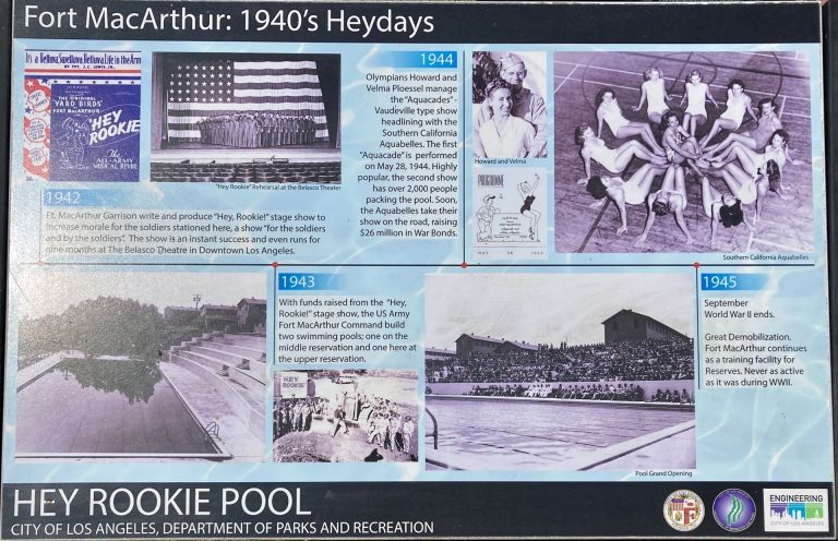 FORT MACARTHUR 1940’S HEYDAYS MEMORIAL PANEL