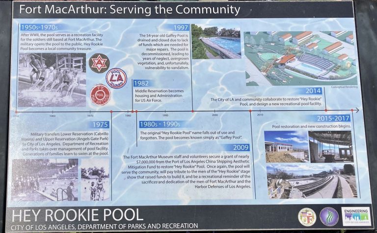 FORT MACARTHUR SERVING THE COMMUNITY MEMORIAL PANEL