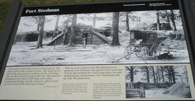 FORT STEDMAN WAR MEMORIAL PANEL