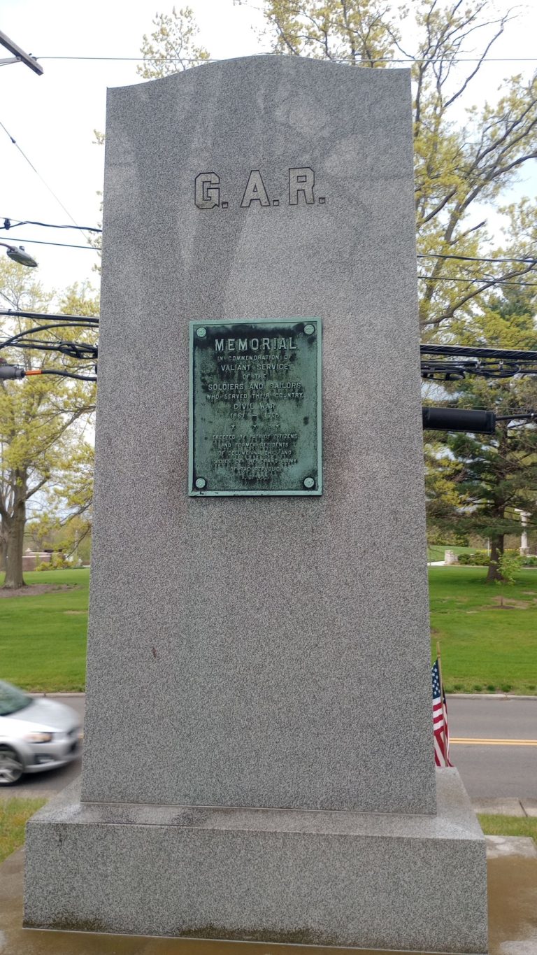 G.A.R. SOLDIERS AND SAILORS VETERANS MEMORIAL