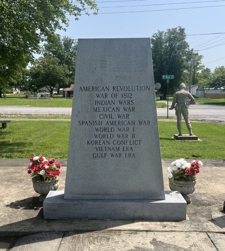 GALATIA HISTORICAL SOCIETY WAR MEMORIAL STONE A BACK