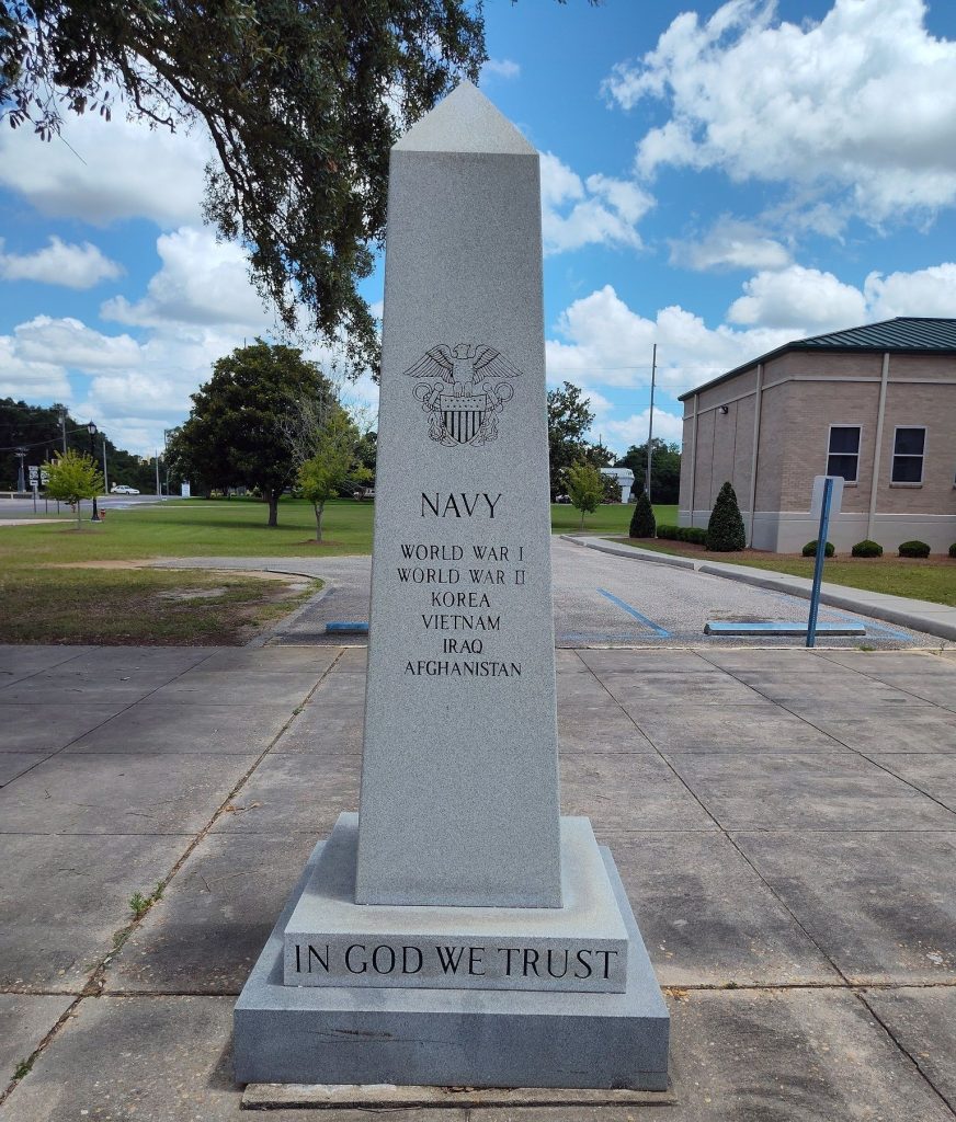 GENEVA COUNTY WAR MEMORIAL SIDE B
