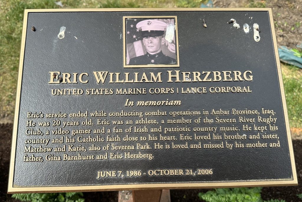 GOLD STAR FAMILY MEMORIAL GAZEBO PLAQUE C