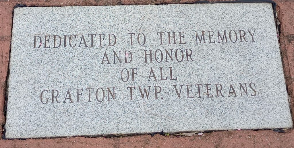 GRAFTON TWP VETERANS MEMORIAL STONE
