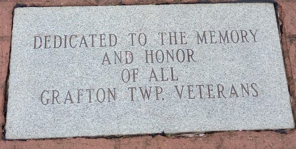 GRAFTON TWP VETERANS MEMORIAL STONE