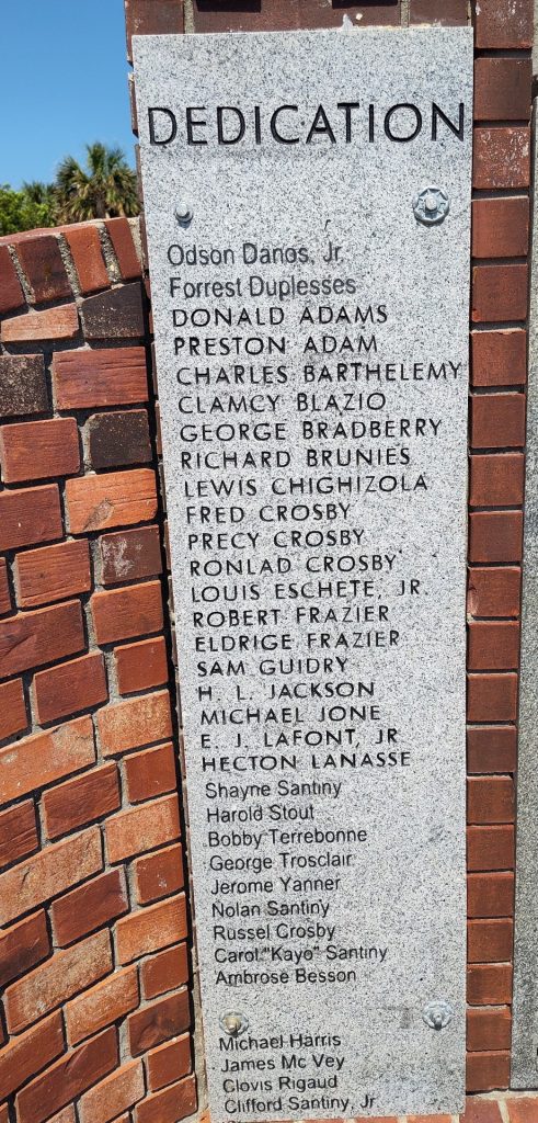 GRAND ISLE AMERICAN LEGION POST 309 DECEASED VETERANS MEMORIAL PLAQUE B