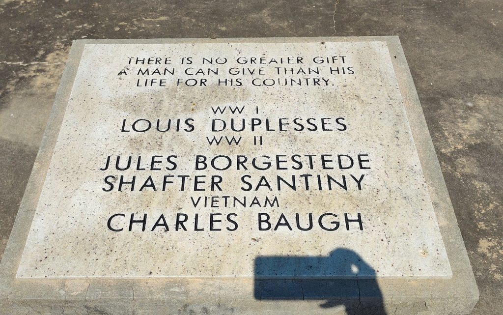 GRAND ISLE ULTIMATE SACRIFICE WAR MEMORIAL