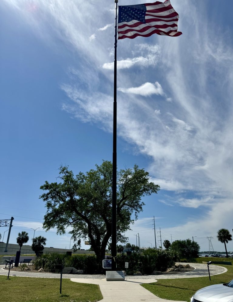 GULF COAS COMMUNITY COLLEGE VETERANS MEMORIAL FLAGPOLE
