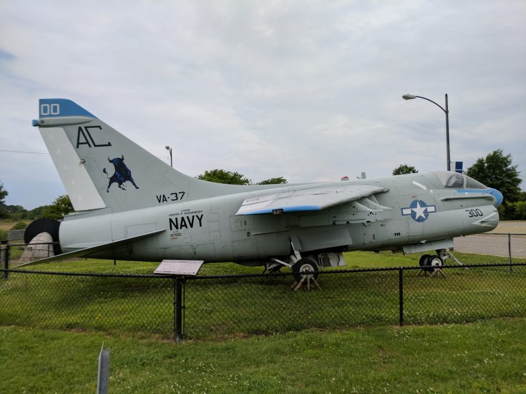 HAMPTON A-7E CORSAIR II MEMORIAL AIRCRAFT