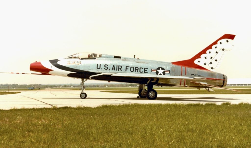 HAMPTON F-100D SUPER SABER MEMORIAL AIRCRAFT