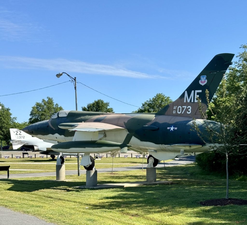 HAMPTON F-105D THUNDERCHIEF MEMORIAL AIRCRAFT