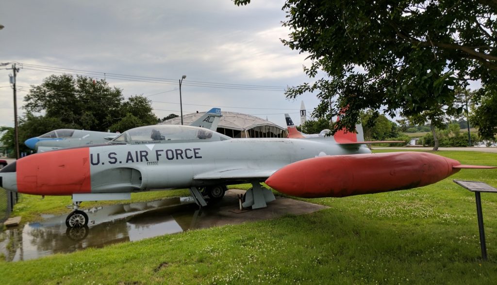 HAMPTON T-33A T-BIRD MEMORIAL AIRCRAFT
