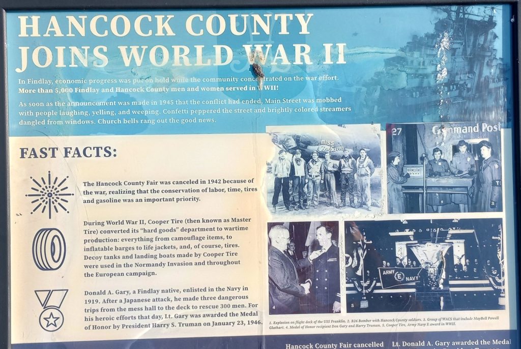 HANCOCK COUNTY JOINS WORLD WAR II MEMORIAL PANEL