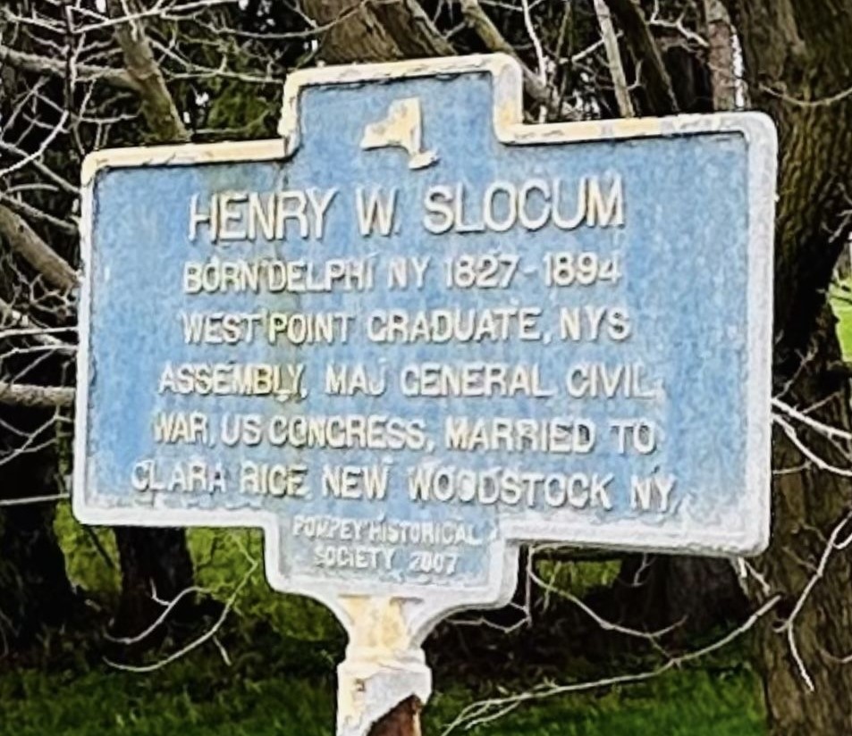 HENRY W. SLOCUM WAR MEMORIAL MARKER