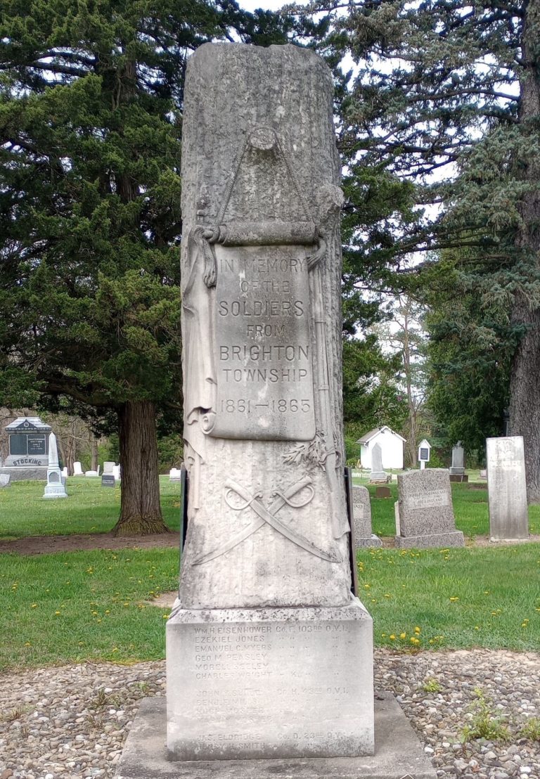 IN MEMORY OF THE SOLDIERS FROM BRIGHTON TOWNSHIP MEMORIAL