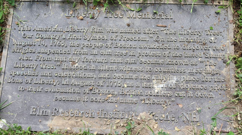 KOKOMO LIBERTY TREE MEMORIAL PLAQUE